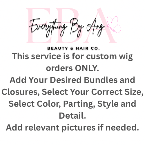 Build Your Own Wig 💇🏾‍♀️